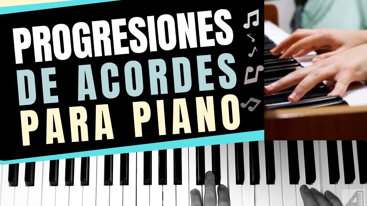 Progresiones de acordes para piano (Do mayor)