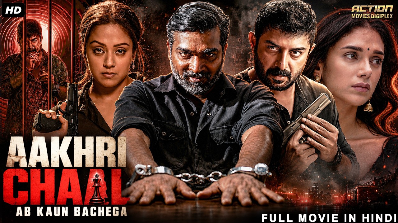 Vijay Sethupathi's AAKHRI CHAAL (Action Blockbuster) Hindi Dubbed Full Movie | Arvind Swami, Aditi