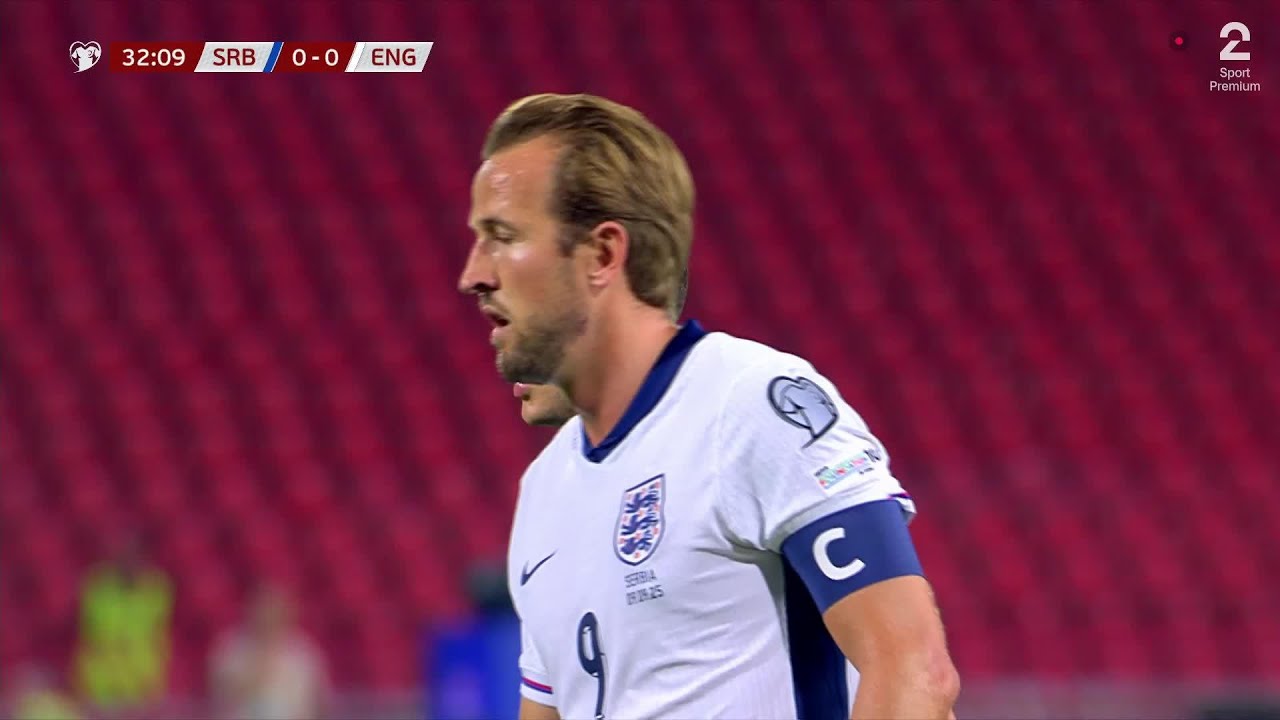 Serbia 0 - 5 England - Høydepunkter
