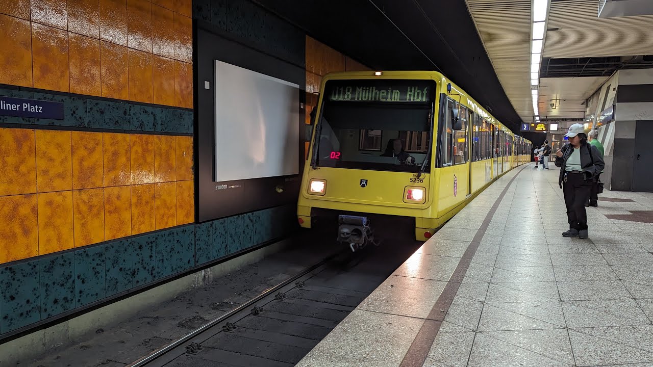 Essen Stadtbahn U18 Essen-Berliner Platz - Mülheim an der Ruhr Hauptbahnhof P86