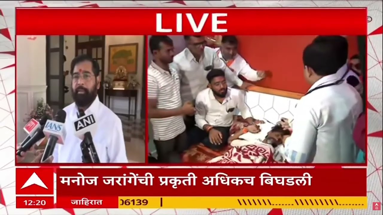 Manoj Jarange Health : मनोज जरांगेंची प्रकृती खालावली, जरांगे अजूनही पाटोद्यात