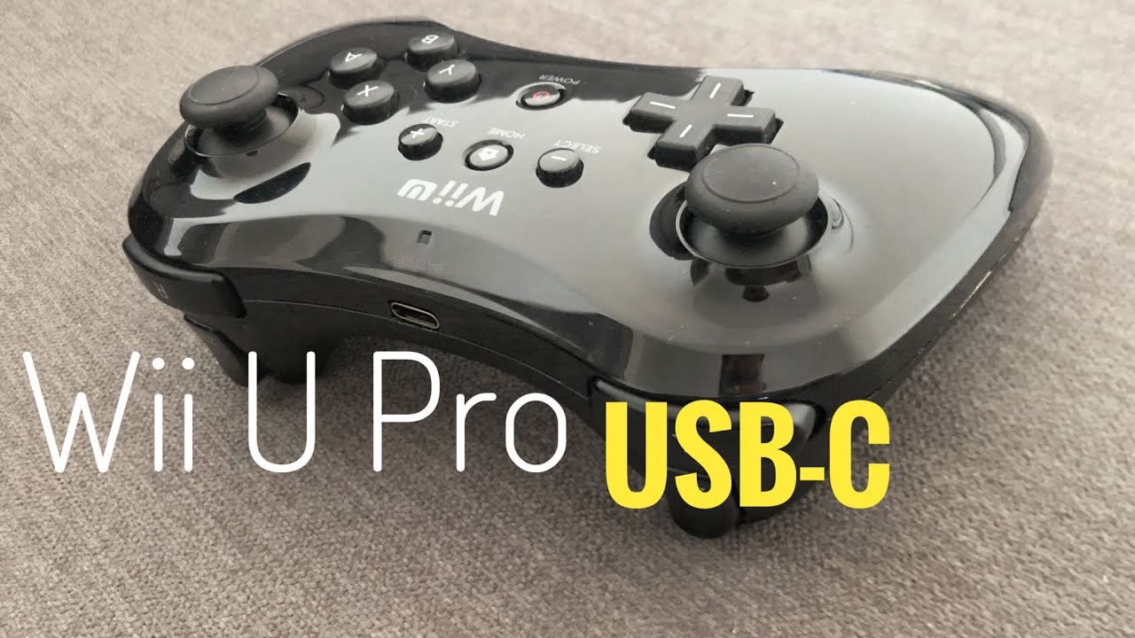 Manette Wii U PRO en USB-C 🎮