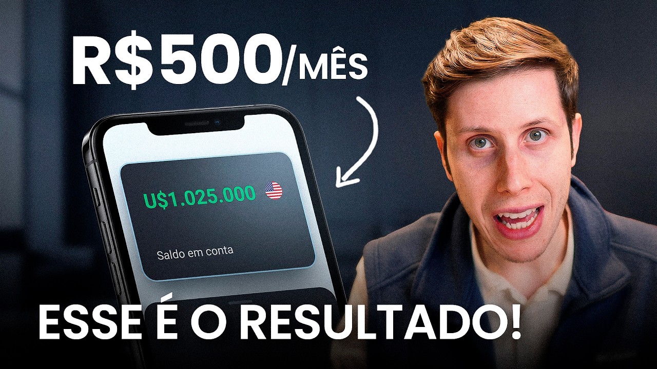 Quanto rende R$500/M&ecirc;s em d&oacute;lar e na bolsa americana em 2026