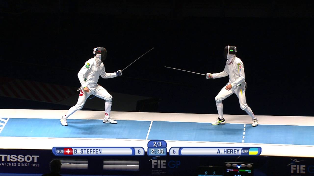 FE M E Individual Rio GP 2016 Semifinal 02 podium HEREY UKR vs STEFFEN SUI