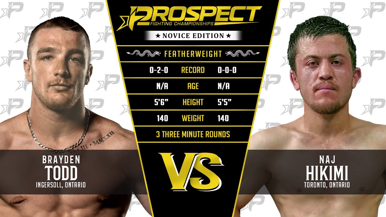 PFC 19: Brayden Todd vs Naj Hikimi