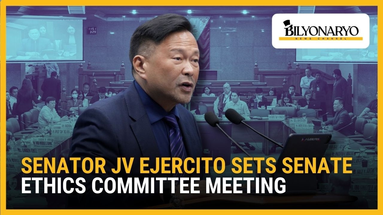 Sen. JV Ejercito sets Senate Ethics Committee meeting | The Daily Dish