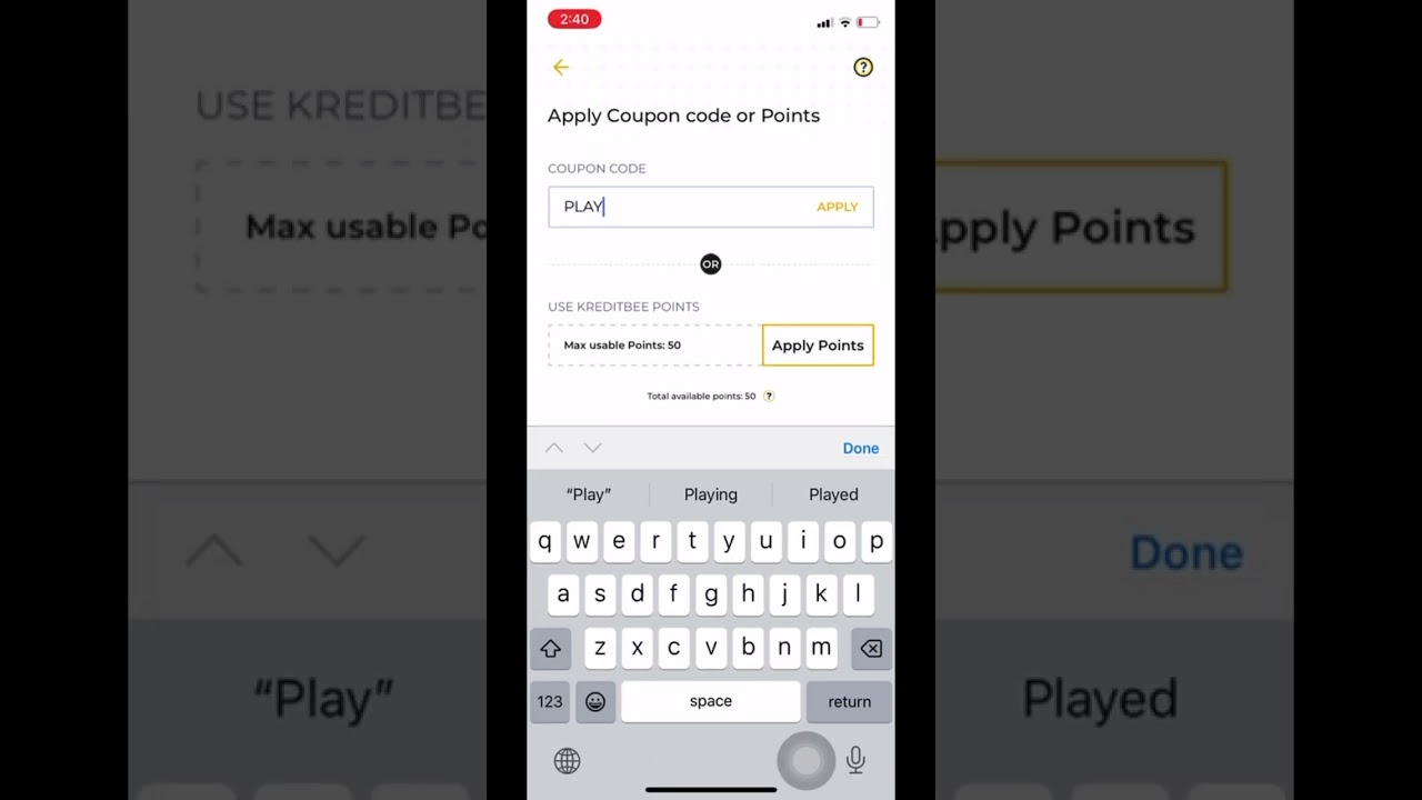 Kreditbee August Coupon Code 80% PROCESSING FEE DISCOUNT