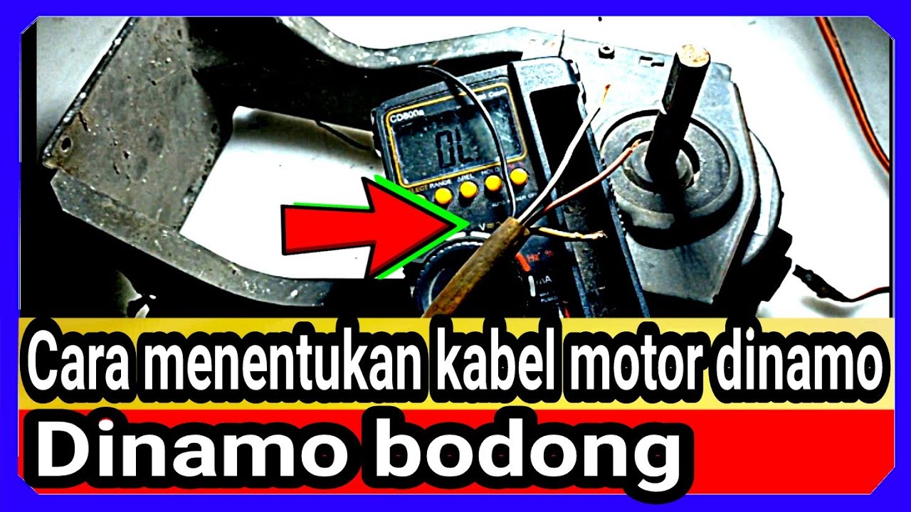 dinamo bodong - step by step menentukan kabel motor dinamo