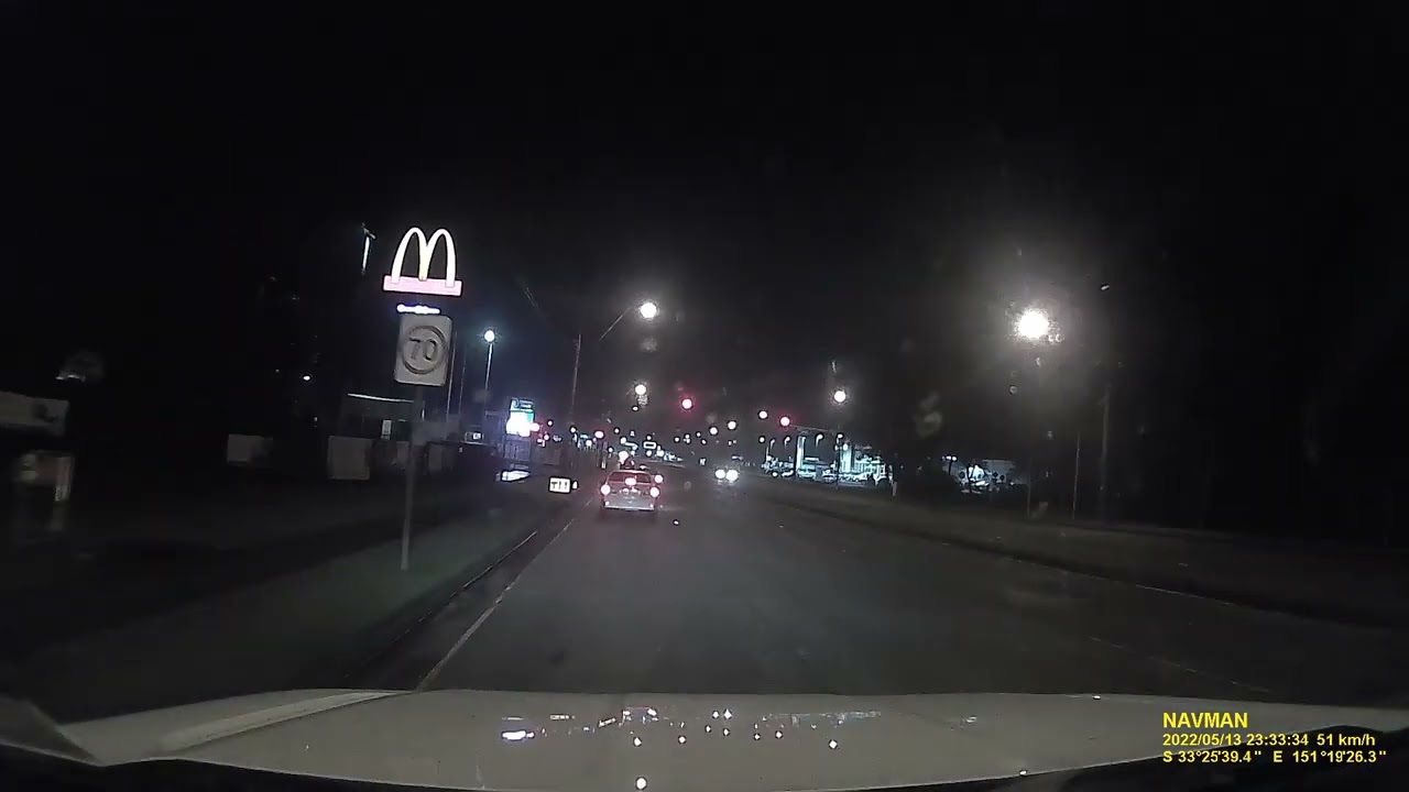 20220513 23:33:37 Car Accident West Gosford McDonalds