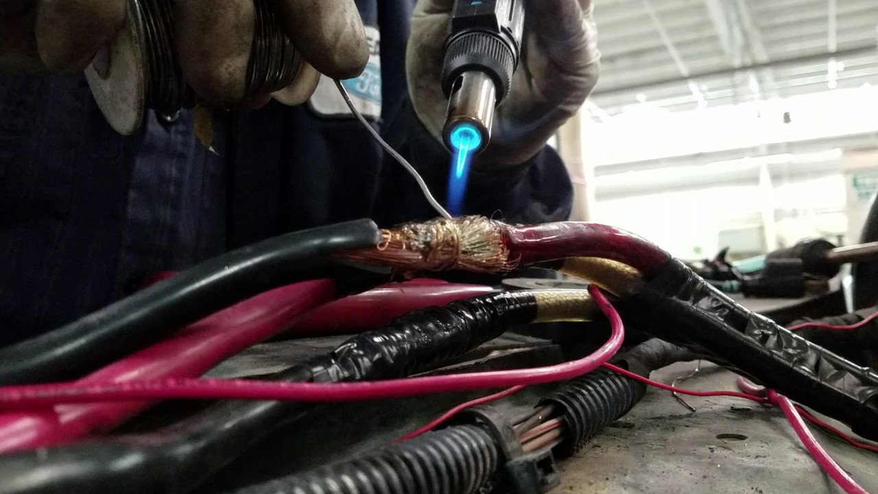 How to connect two pieces of 4awg gauge wire.
