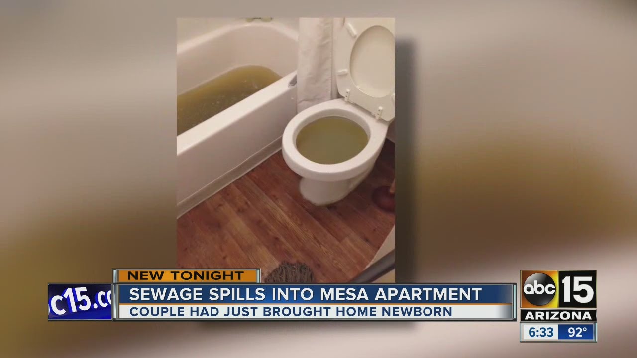 Mesa couple finds apartment flooded with sewage