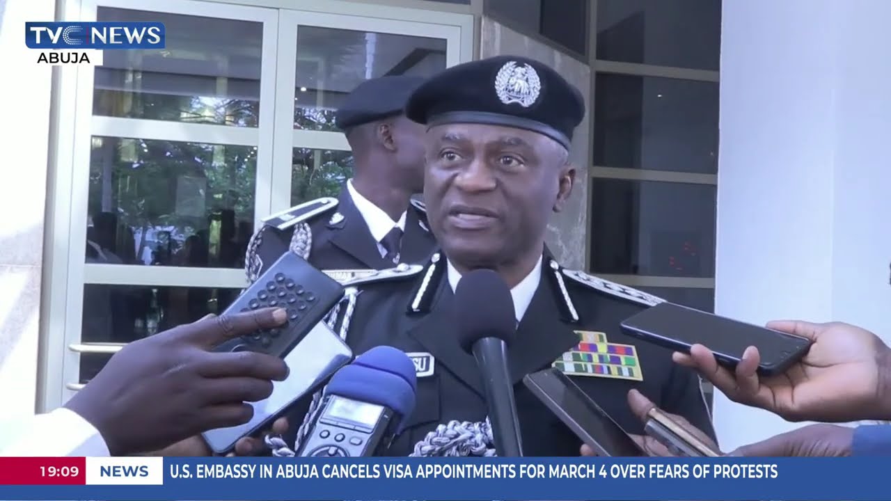 Pres. Tinubu Swears In Tunji Disu As Inspector-General Of Police