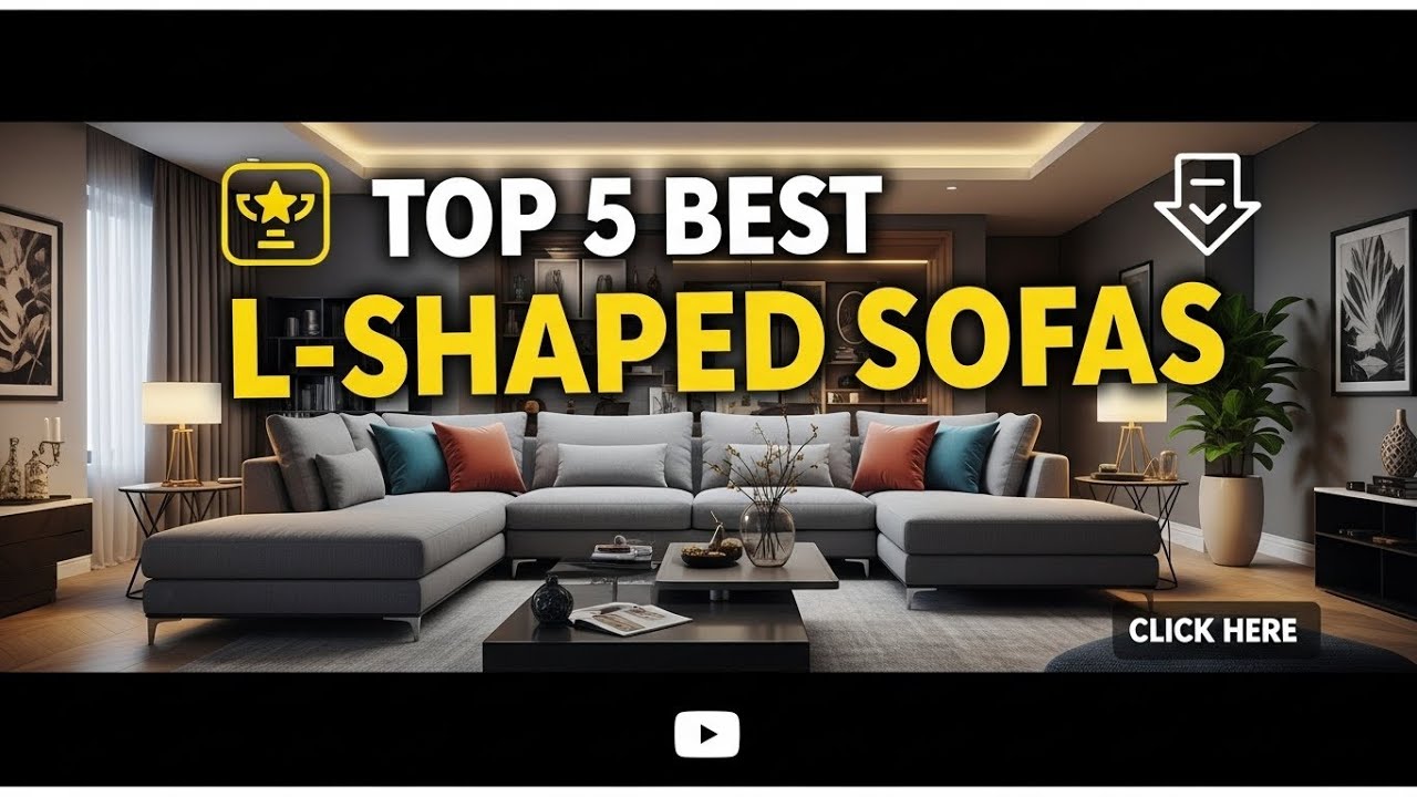 TOP 5 Best L-Shaped Sectional Sofas 2026 | These L-Shaped Sofas Fit PERFECTLY