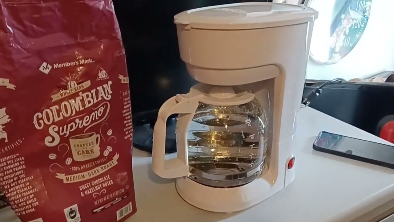 $5 Mainstays White 12 Cup Drip Coffee Maker review