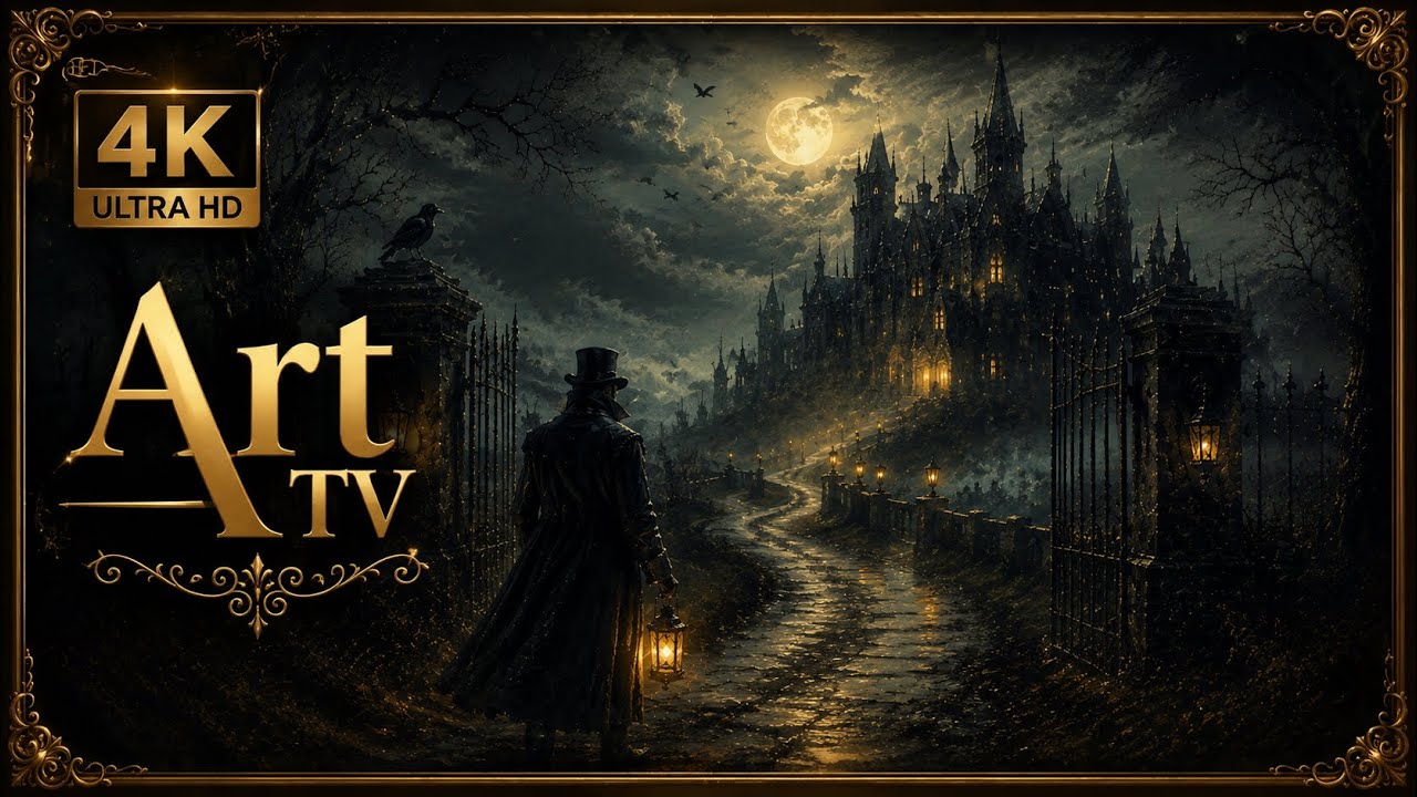 The Haunted Castle | Gothic Painting | 4K