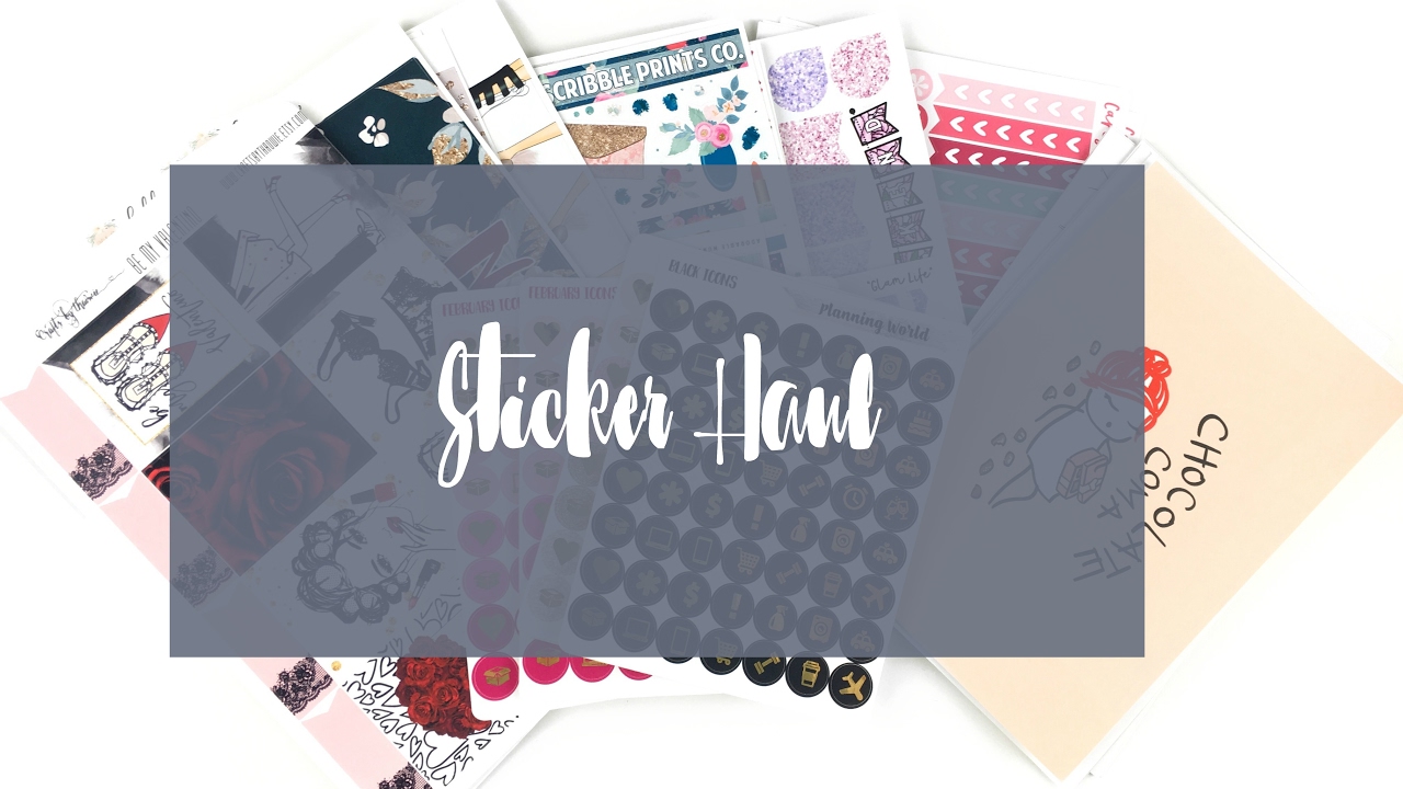 Sticker Haul // SPC // PumpkinPaperCo // CaressPress & More