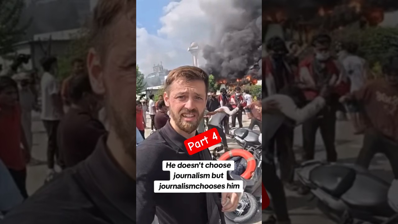 He doesn't choose journalism but journalism chooses him part4 @wehatethecold #shorts #viral #genz