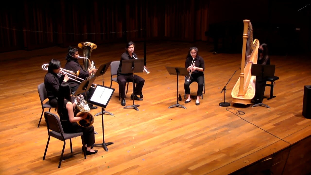 Keith Michael Davis - Excursion (Brass Quintet and Amplified Harp)