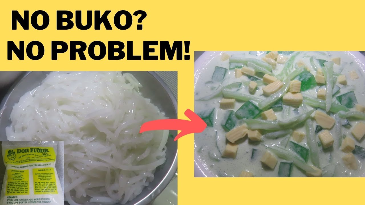 Making Buko Pandan Salad without buko | Savory PH |