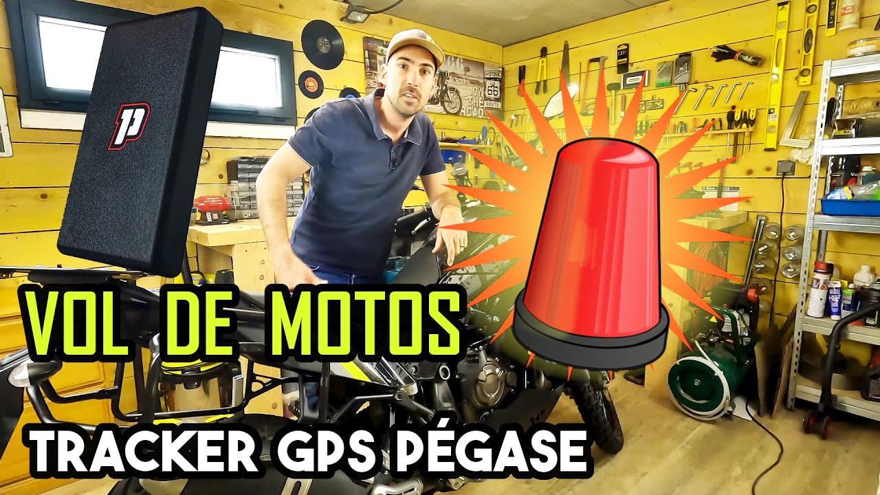 Vol de motos : sécurisez les avec un tracker GPS - Test Antivol moto PEGASE avec installation sur T7