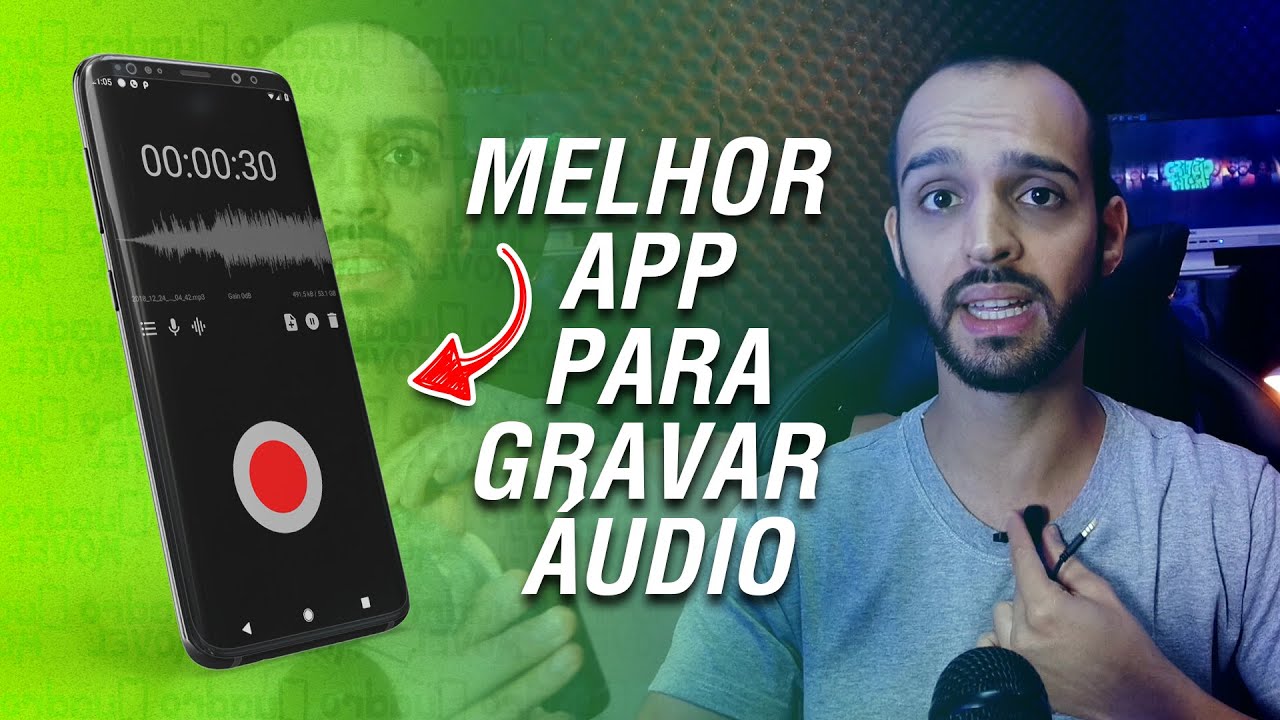 MELHOR APLICATIVO PARA GRAVAR ÁUDIO COM CELULAR.