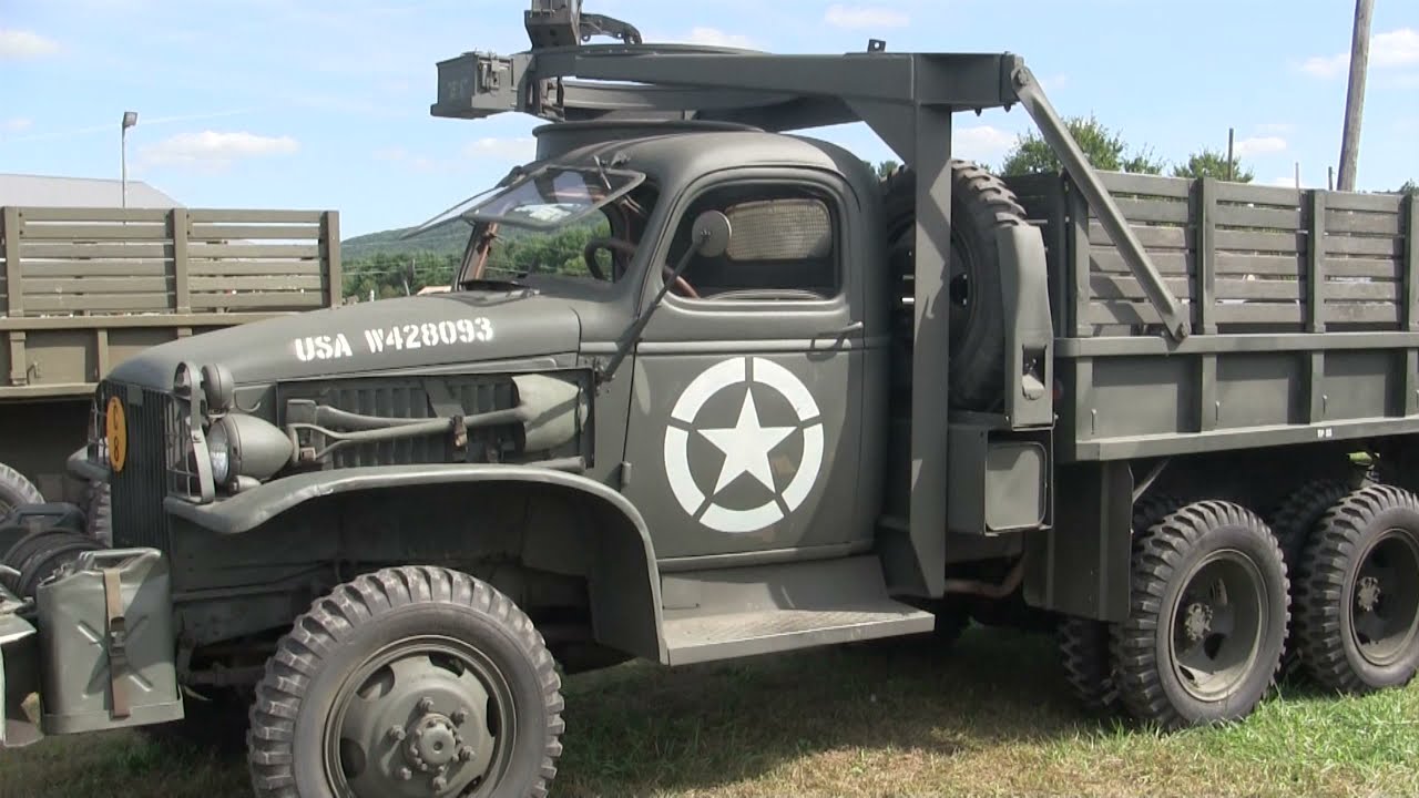 WWII GMC Hard Cab CCKW-352 2½-ton 6×6 Truck Detail Walk Around Video