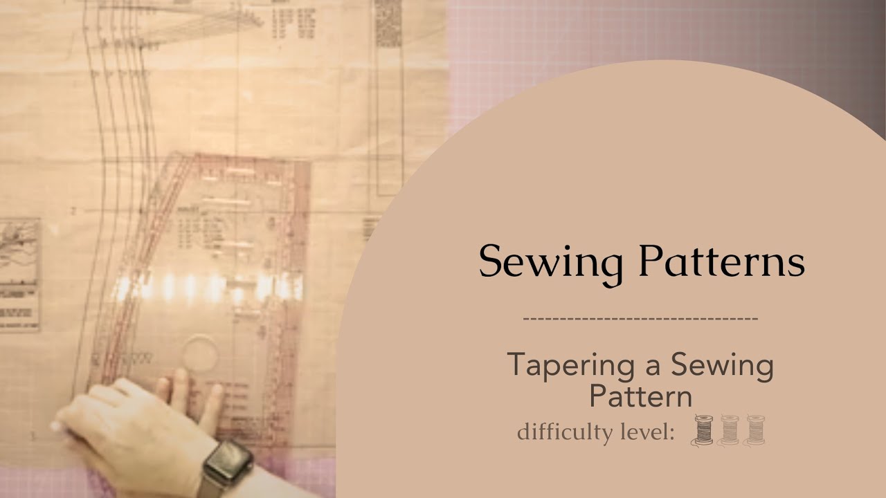 Tapering a Sewing Pattern | How to Blend Between Sizes
