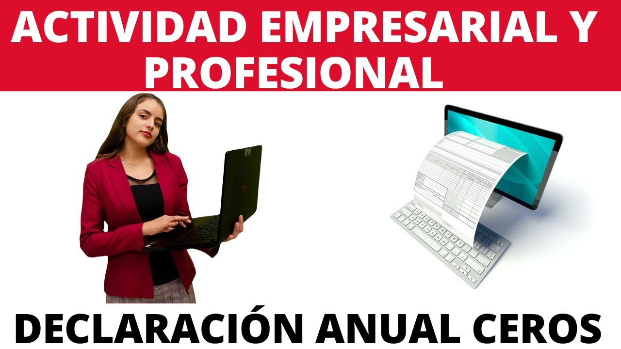 🔥Tutorial Declaracion anual en Ceros Actividad empresarial y Profesional 2026💥