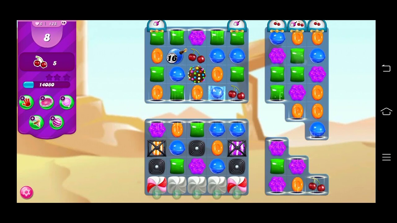 Candy crush saga level 125