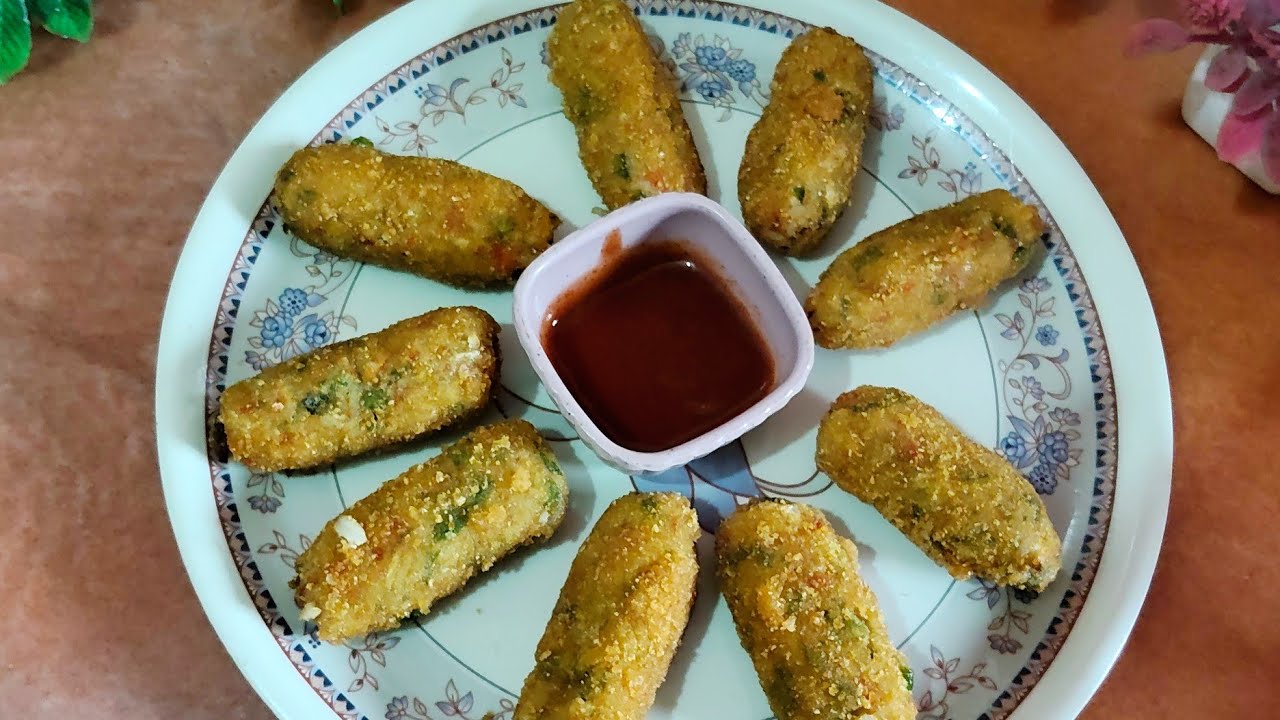 बचें हुए चावल से  बनाएं ये चटपटा ‌नाश्ता/ leftover rice snack rice rolls 