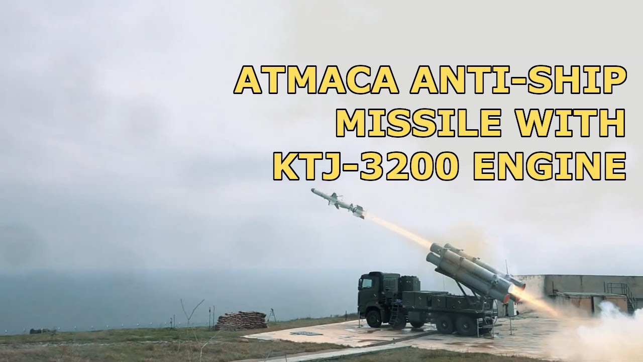 Turkish Made Anti-Ship Missile ATMACA With KTJ-3200 Engine Successfully Hit Its Target