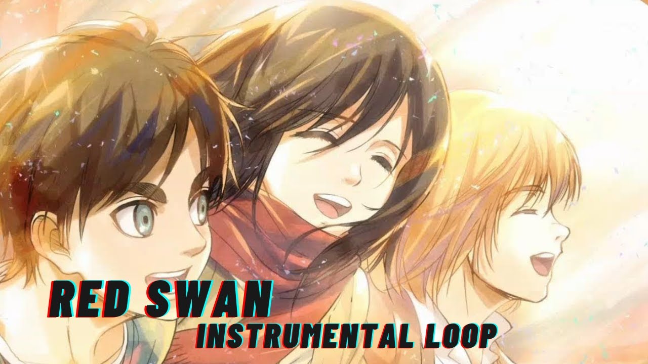 Red Swan (Attack on Titan) |  𝐒𝐥𝐨𝐰𝐞𝐝 + Lo-Fi Rain Music Box ( 1 hour Loop )