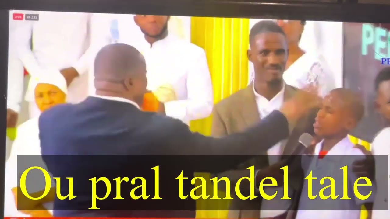Yon Timoun kap pale an “dote lang’ Pasteur Rodrigue duverger ap tradwi +yon mesaj sou jou pantecote