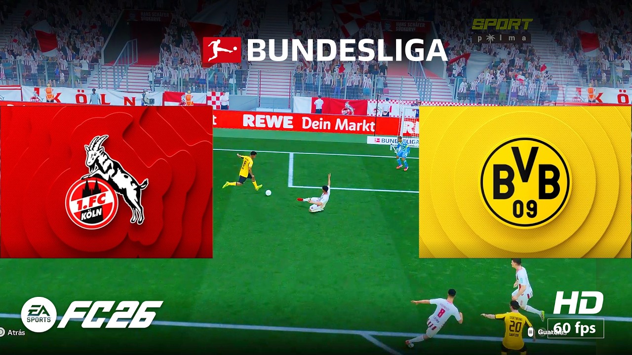 Koln vs Dortmund - Bundesliga | FC 26 - PC [HD60]