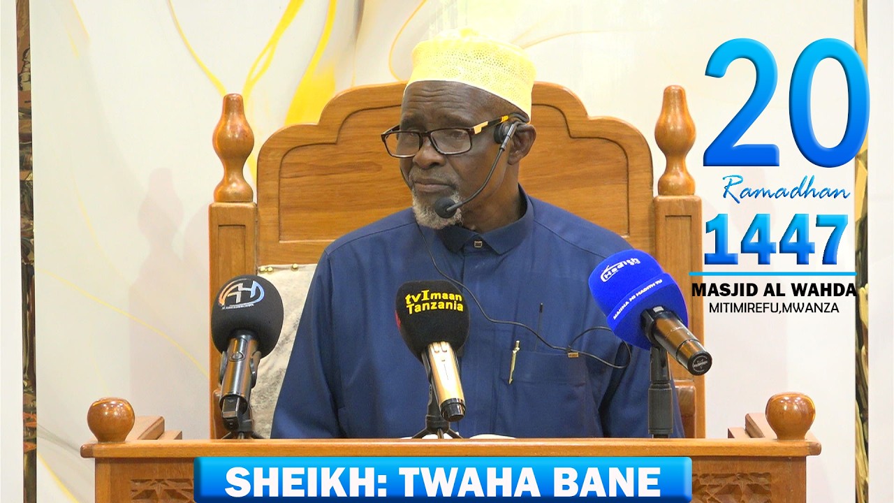 #LIVE: TAFSIR YA QUR`AN ||SHEIKH TWAHA BANE || 09/03/2026  MASJID AL WAHDA  MWANZA