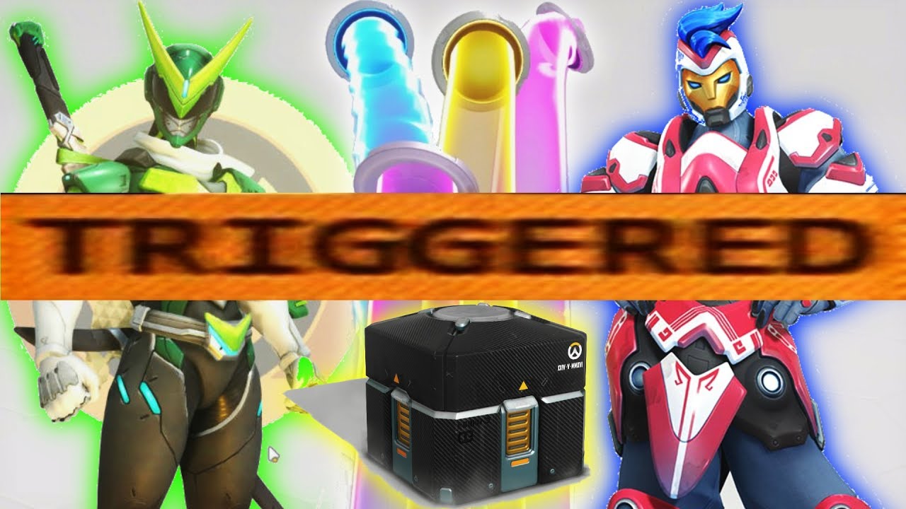 Overwatch - Unboxing 110 Anniversary Lootboxes! *TRIGGERED*