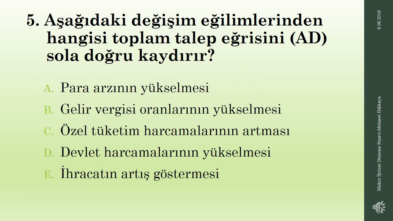Makro İktisata Giriş (35 Soru-35 Çözüm) KPSS ve Uzmanlık Deneme Sınavı