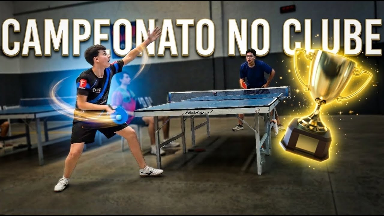 Mais um CAMPEONATO DE TÊNIS DE MESA! Não sai nada feliz...