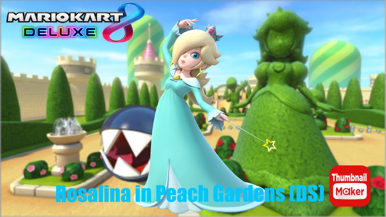 Mario Kart 8 Deluxe: Rosalina in Peach Gardens (DS)