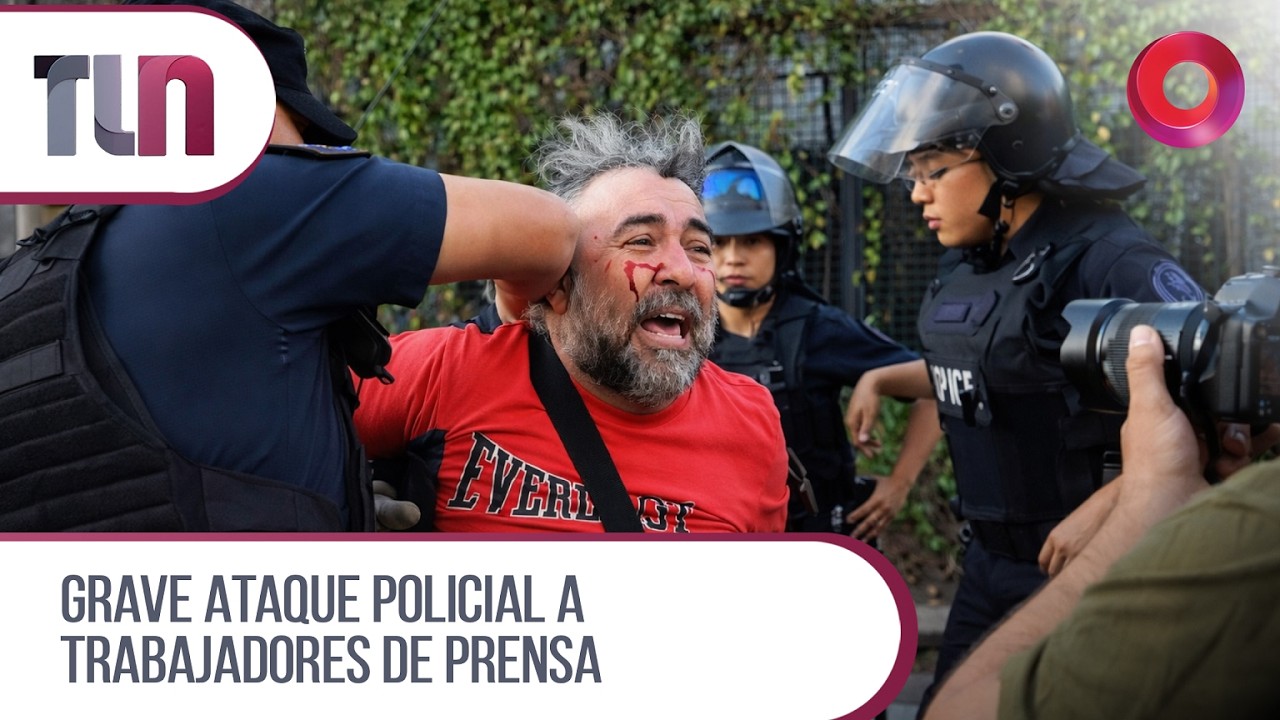 #Telenueve | Grave ataque policial a trabajadores de prensa