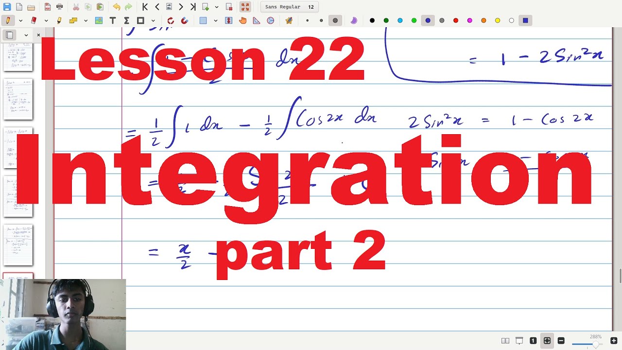 Integration 2 : Lesson 22 (Grade 13 English medium)