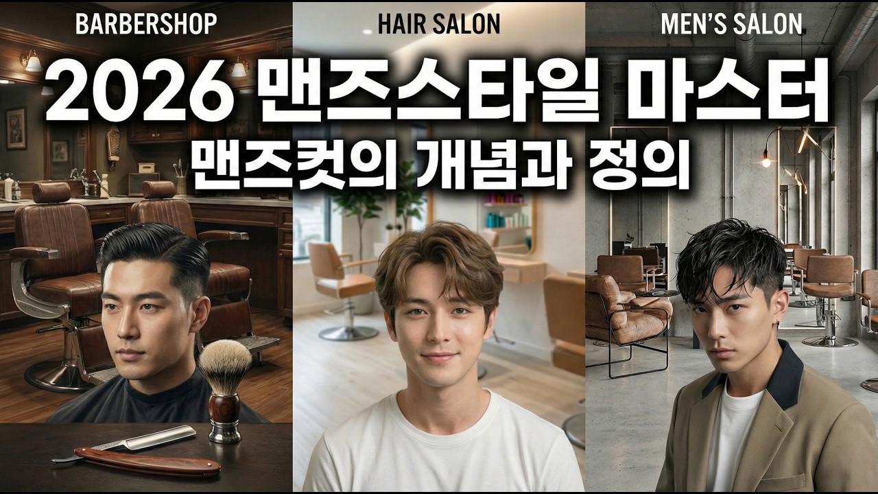 카이정 강사의 2026 맨즈스타일 마스터 맨즈컷의 개념과 정의