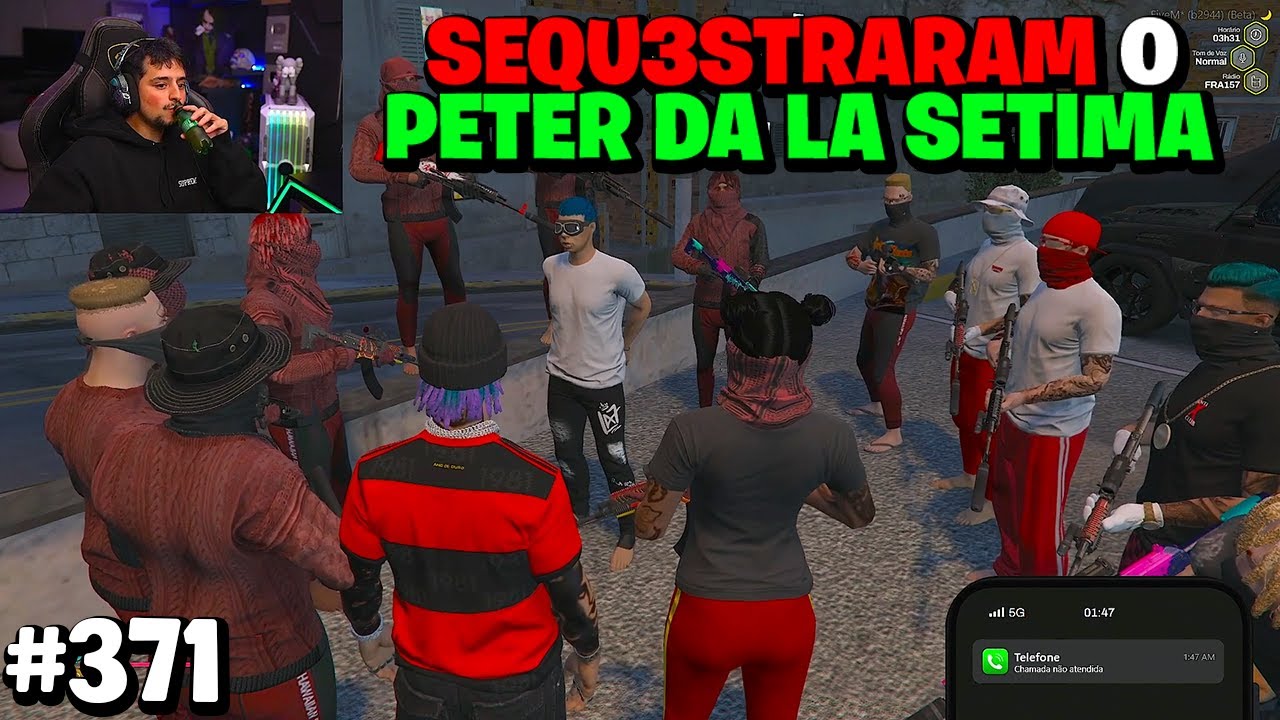 SEQU3STRARAM O MEMBRO DA LA SETIMA E MANDOU UM RECADO PRO RENATO! EP 371