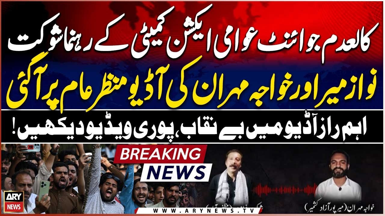Audio Leak of Banned Joint Action Committee Leaders | Shaukat Nawaz Mir & Khawaja Mehran Exposed