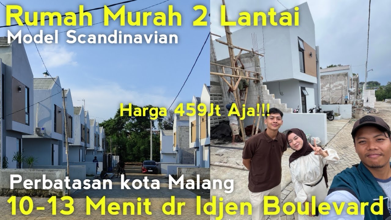 10 MENIT DARI IDJEN BOULEVARD MALANG RUMAH 2 LANTAI 362 JUTA AJA‼️