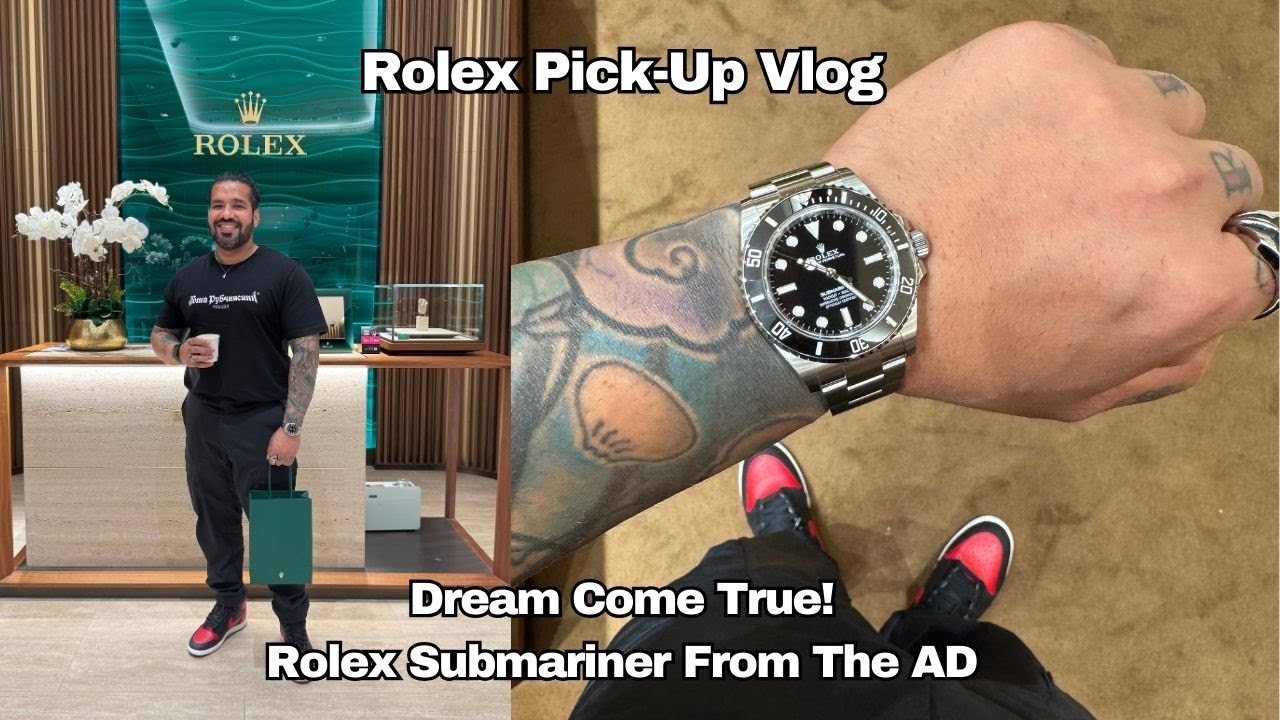 Picking Up A Rolex Submariner From The AD - It's Been A Dream For A Long Time! Excited I Realised It