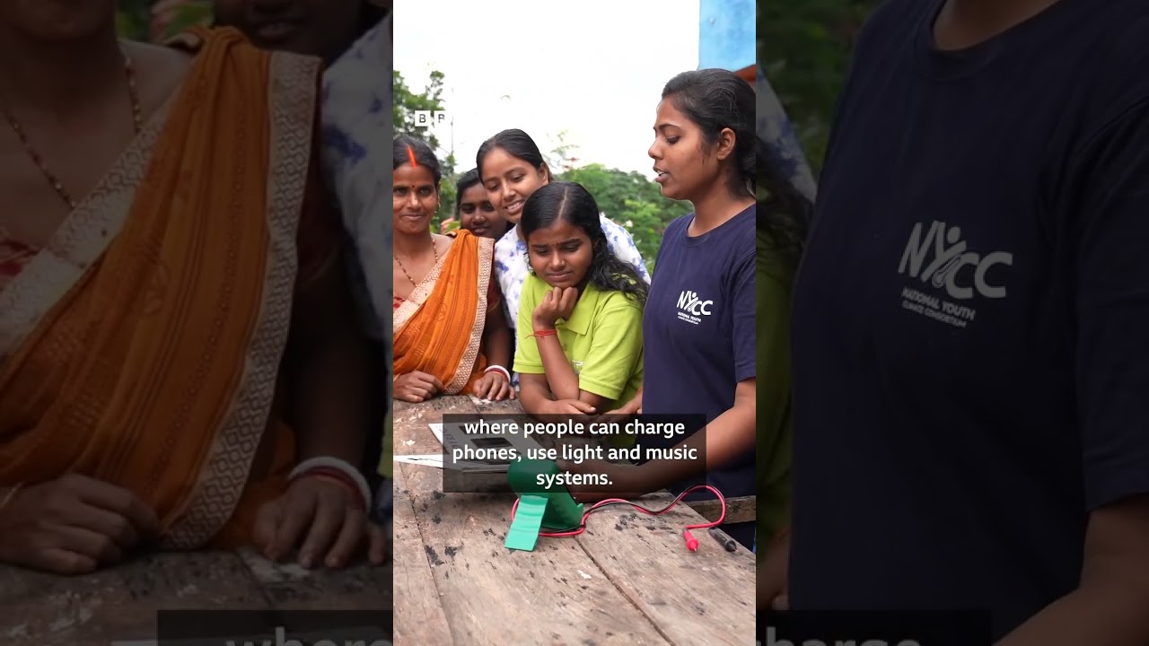 How this woman powered her village with a solar unit | BBC News India