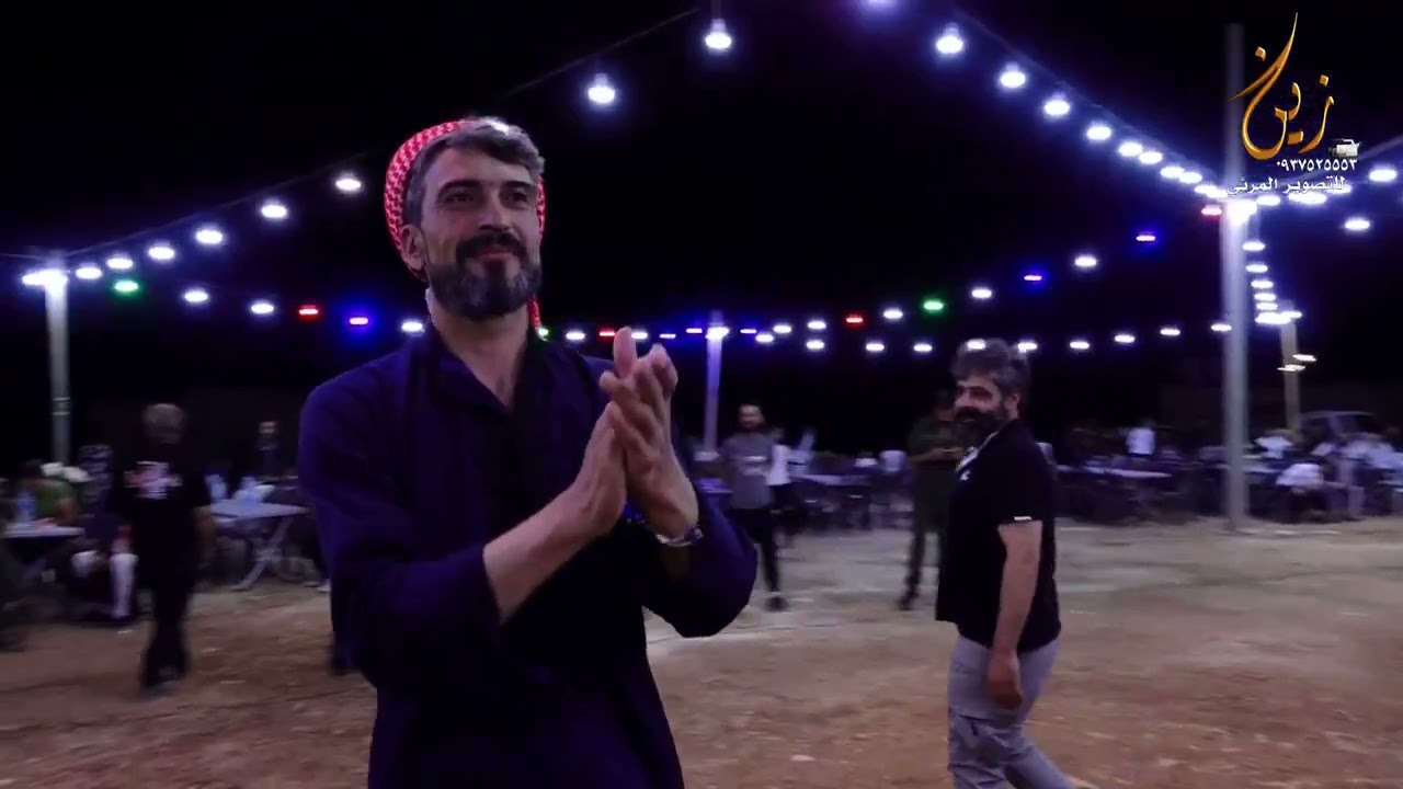الفنان مصطفى حنانو مع فيديو الزين حفل زفاف العريس حسن علي الموسى.  ج2