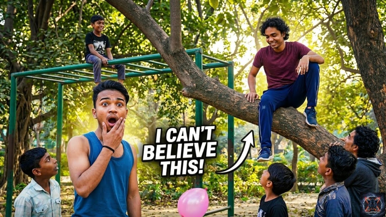 EXTREME PARK OBSTACLES CHALLENGE: Jo Hara Woh Bandar !😯