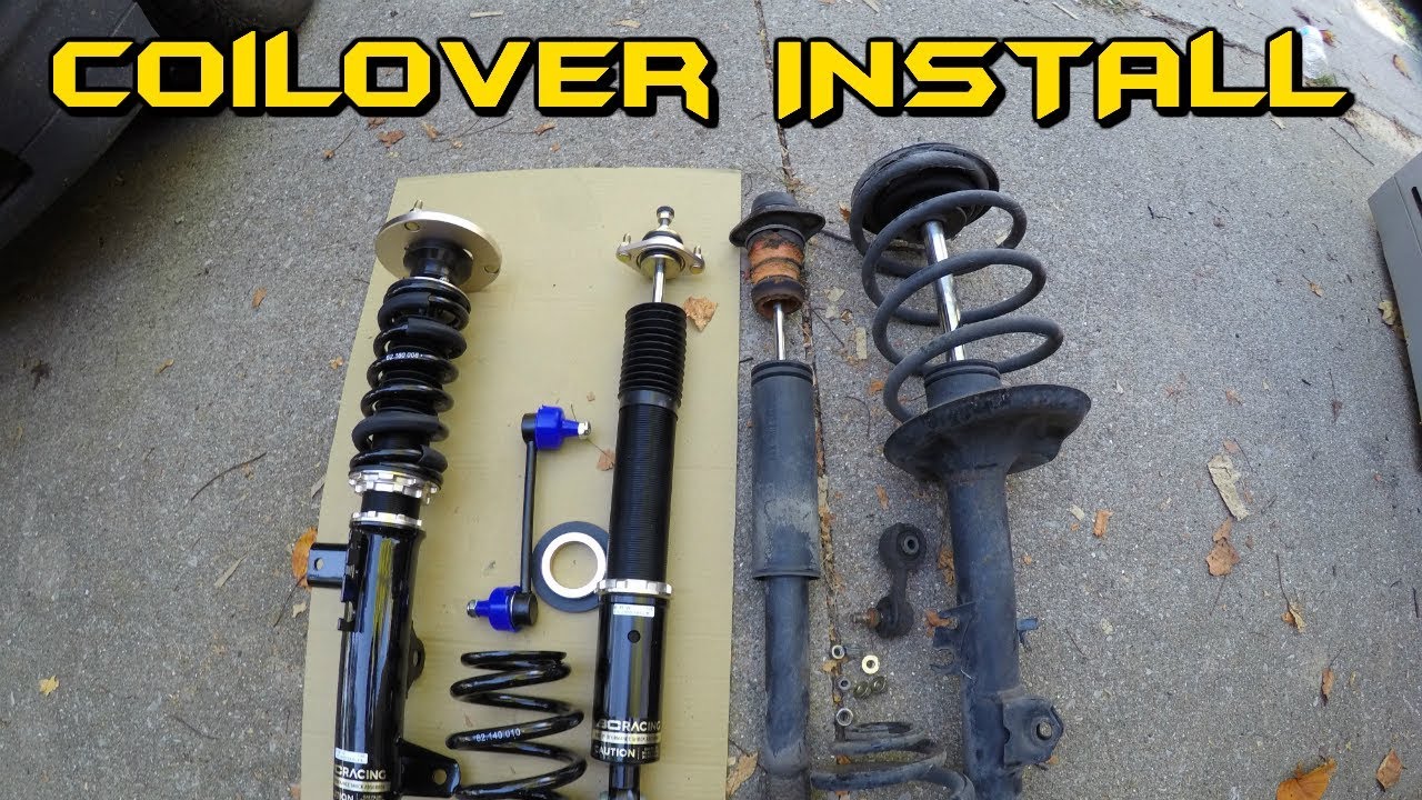 How to install coilovers on a BMW E36